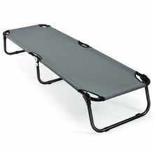 Load image into Gallery viewer, Outdoor Folding Camping Bed for Sleeping Hiking Travel-Gray
