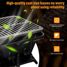 Load image into Gallery viewer, Heavy Duty Cast Iron Tabletop BBQ Grill Stove for Camping Picnic
