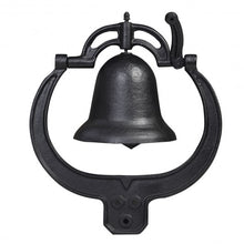 Load image into Gallery viewer, 8.5&quot; Large Cast Iron Farm School Dinner Bell
