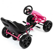 Load image into Gallery viewer, Kids Ride On Toys Pedal Powered Go Kart Pedal Car-Pink
