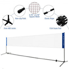 Load image into Gallery viewer, Portable 10&quot; x 5&quot;  Badminton Beach Tennis Training Net
