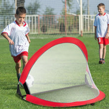 Load image into Gallery viewer, Two Pop Up Soccer Goal Set Foldable Training Football Net-4&#39;
