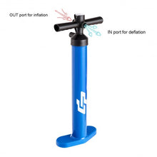 Load image into Gallery viewer, Double Action Manual inflation SUP Hand Pump with Gauge
