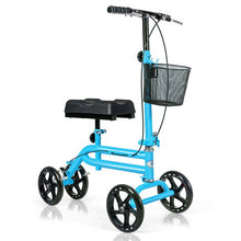 Load image into Gallery viewer, Medical Steerable Knee Walker with Dual Braking System-Blue

