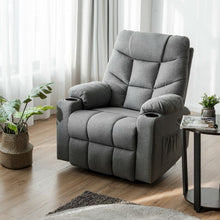 Load image into Gallery viewer, Electric Power Lift Recliner Massage Sofa-Light Gray
