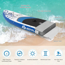 Load image into Gallery viewer, 11-Feet Inflatable Adjustable Paddle Board with Carry Bag
