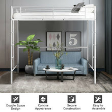 Load image into Gallery viewer, Metal Twin Loft Ladder Beds-White
