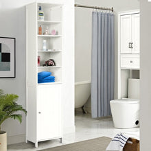 Load image into Gallery viewer, 72&quot; H Bathroom Free Standing Floor Storage Shelving Cabinet
