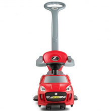 Load image into Gallery viewer, 3 in 1 Kids Ride on Push Car Stroller Toddler Wagon-Red
