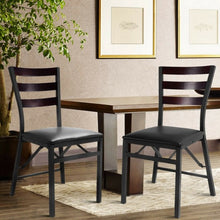 Load image into Gallery viewer, Set of 2 Portable Folding Dining Chairs
