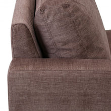 Load image into Gallery viewer, Upholstered Modern Fabric Love Seat Sofa-Coffee
