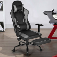 Load image into Gallery viewer, Massage Gaming Chair Recliner w/Footrest and Adjustable Armrests for Home&amp;Office
