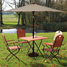 Load image into Gallery viewer, 9FT Patio Solar Umbrella LED Patio Market Steel Tilt W/ Crank Outdoor New-beige
