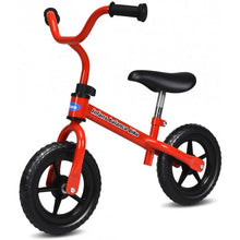 Load image into Gallery viewer, Adjustable Toddler Running Balance Bike with Non-slip Handle-Red
