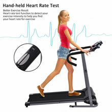 Load image into Gallery viewer, 1100 W Foldable Electric Support Motorized Power Running Treadmill
