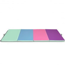 Load image into Gallery viewer, 4&#39; x 10&#39; x 2&quot; Portable Gymnastics Mat Folding Exercise Mat
