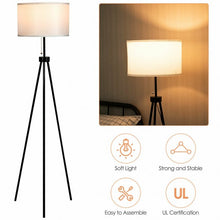 Load image into Gallery viewer, Modern Metal Tripod Floor Lamp with Chain Switch
