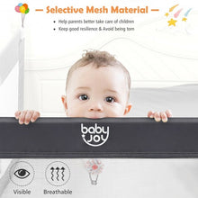 Load image into Gallery viewer, 59&quot; Breathable Baby Children Toddlers Bed Rail-Gray
