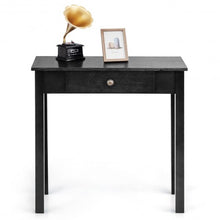 Load image into Gallery viewer, Small Space Console Table with Drawer for Living Room Bathroom Hallway-Black
