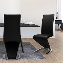 Load image into Gallery viewer, 2 pcs High Back W/U - Shaped PU Leather Dining Chairs
