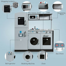 Load image into Gallery viewer, Kids Pretend Play Kitchen Cooking Set with Simulated Sound
