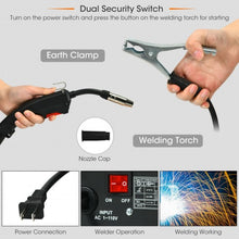 Load image into Gallery viewer, 110V MIG 140 Welding Machine Automatic Feed Welder w/IGBT System &amp; Synergic Adj
