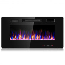 Load image into Gallery viewer, 36&quot; Recessed Ultra Thin Wall Mounted Electric Fireplace
