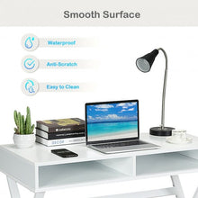 Load image into Gallery viewer, Modern Computer Desk Makeup Vanity Table with 2 Storage Compartments
