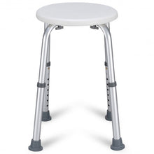 Load image into Gallery viewer, 8 Height Adjustable Non-Slip Bath Shower Stool
