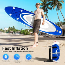 Load image into Gallery viewer, 10&#39; Inflatable Stand Up Paddle Surfboard with Bag

