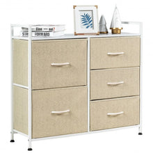 Load image into Gallery viewer, 5 Dorm Room Unit Side  Drawers Storage-Beige
