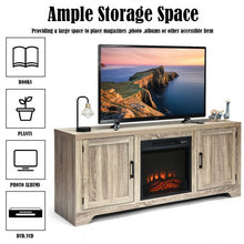 Load image into Gallery viewer, TV Stand Entertainment Center Console Home Media Storage with 2 Doors
