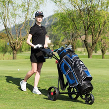 Load image into Gallery viewer, Durable Foldable Steel Golf Cart with Mesh Bag
