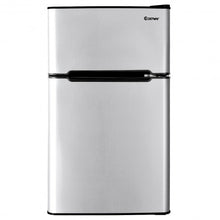 Load image into Gallery viewer, 3.2 cu ft. Compact Stainless Steel Refrigerator-Gray
