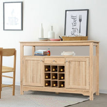 Load image into Gallery viewer, Buffet Server Sideboard Wine Cabinet Console-Natural
