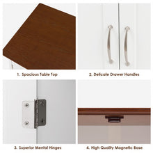 Load image into Gallery viewer, Buffet Storage Cabinet  Kitchen Sideboard with 2 Drawers
