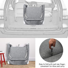 Load image into Gallery viewer, 2 in 1 Foldable Crib with Detachable &amp; Thicken Mattress-Gray
