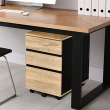 Load image into Gallery viewer, 3-Drawer Mobile File Cabinet for Home Office

