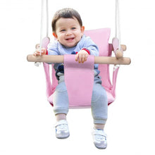 Load image into Gallery viewer, Indoor Outdoor Baby Canvas Hanging Swing-Pink
