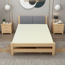 Load image into Gallery viewer, 3 inch Bed Mattress Topper Air Cotton for All Night’s Comfy Soft Mattress Pad-Twin Size

