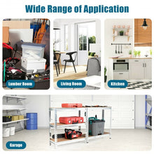 Load image into Gallery viewer, 5-Tier Steel Shelving Unit Storage Shelves Heavy Duty Storage Rack-Silver
