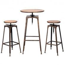 Load image into Gallery viewer, 3 pcs Antique Table and Chairs Set
