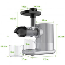 Load image into Gallery viewer, Horizontal Slow Masticating Extractor Juicer with Brush-Silver
