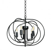 Load image into Gallery viewer, 16" Folding Rotatable Chandelier 5 Lights Metal Ceiling Lamp

