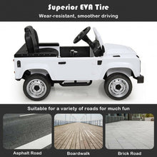 Load image into Gallery viewer, Landrover Defender Licensed Pedal Powered Car-White
