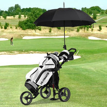 Load image into Gallery viewer, 3 Wheels Folding Golf Push Cart with Seat Scoreboard and Adjustable Handle-Gray

