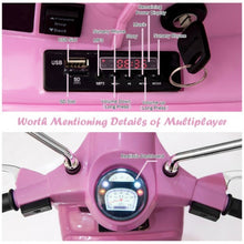 Load image into Gallery viewer, 6V Kids Ride on Vespa Scooter Motorcycle with Headlight-Pink
