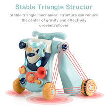 Load image into Gallery viewer, 2-in-1 Baby Walker with Activity Center -Blue
