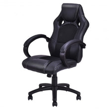 Load image into Gallery viewer, High Back Race Car Style Bucket Seat Office Desk Chair Gaming Chair New-black
