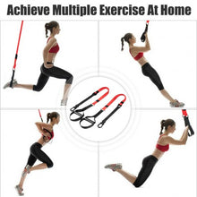 Load image into Gallery viewer, Bodyweight Fitness Resistance Straps Trainer with Adjustable Length
